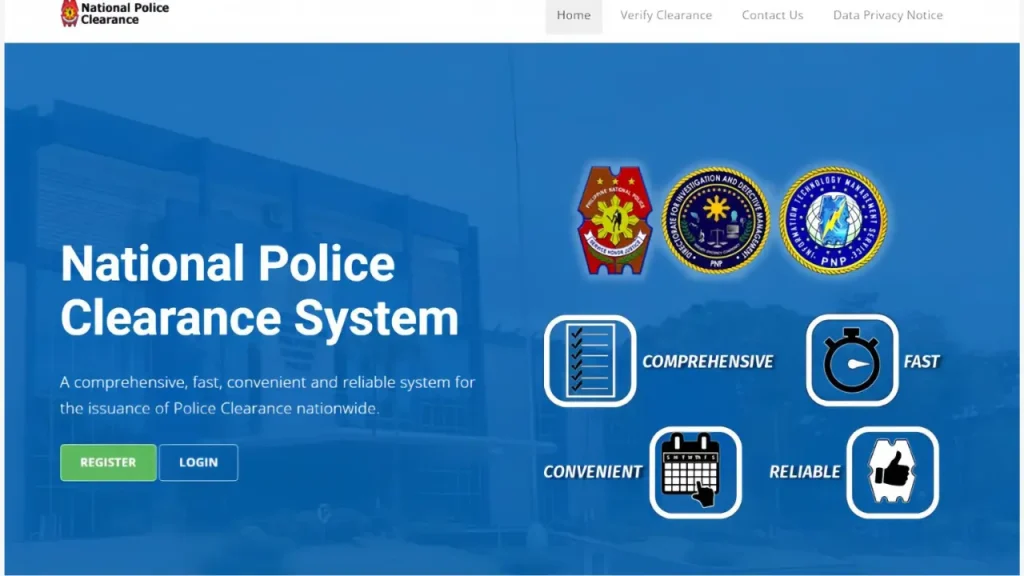 National Police Clearance Online Registration 2024