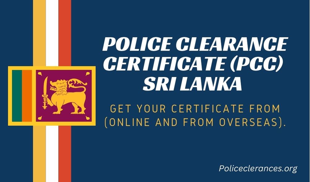 Police clearance certificate Sri Lanka banner