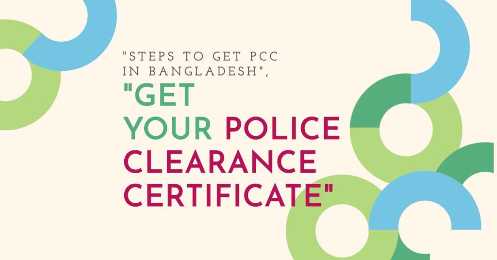 police clearance certificate Bangladesh banner